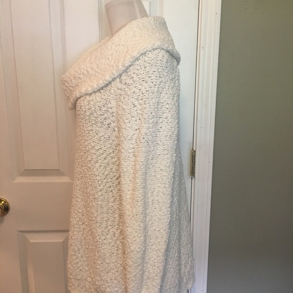 Liz Claiborne sz L, over size cowl neck, open knit sweater. Lagenlook, casual. - Picture 6 of 10